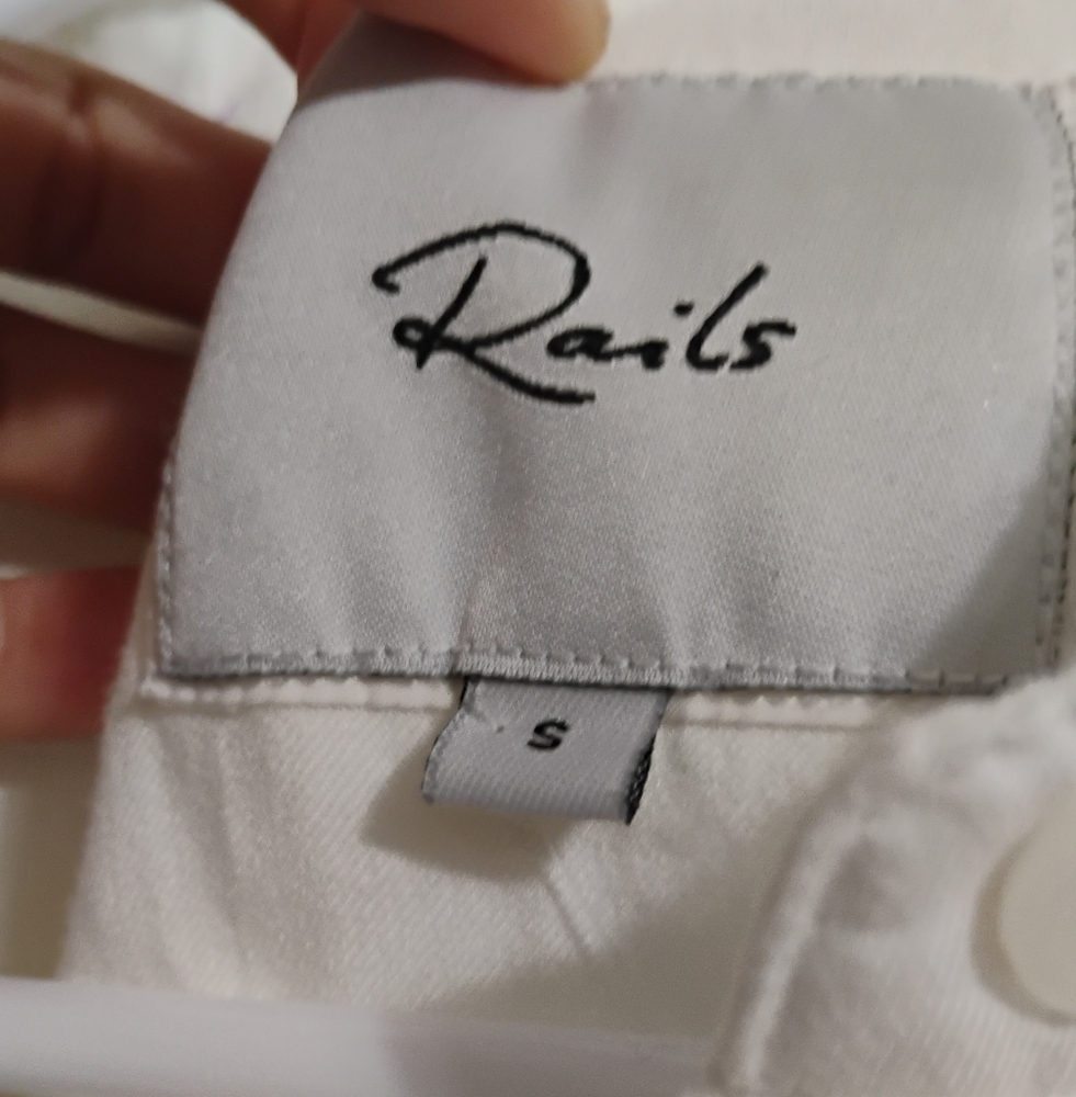 Rails Women's Rosci Lightning Print Button Down Shirt Sz S - Picture 2 of 5